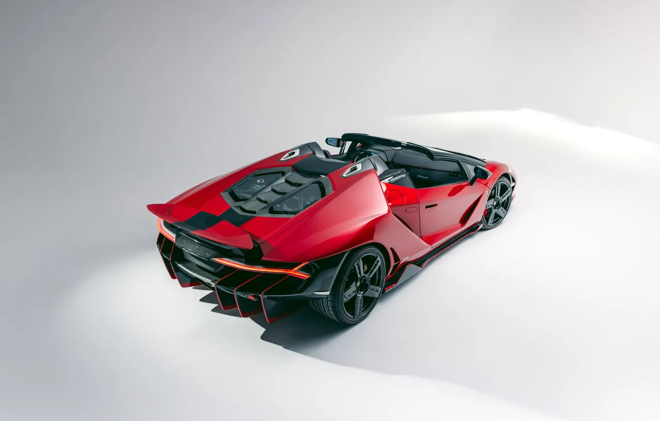 Фото обои Lamborghini, red, Centenario, Lamborghini Centenario Roadster