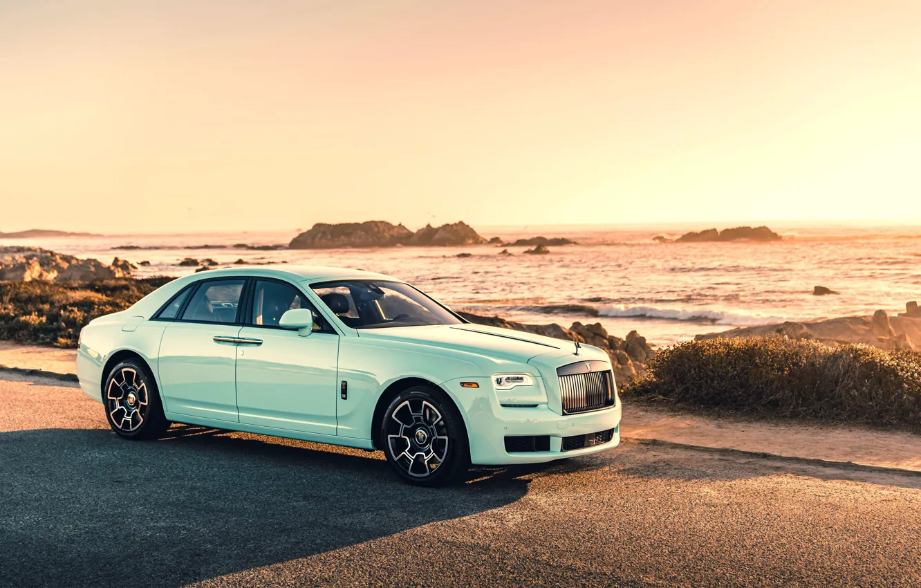 Фото обои blue, Luxury, Rolls-Royce Ghost