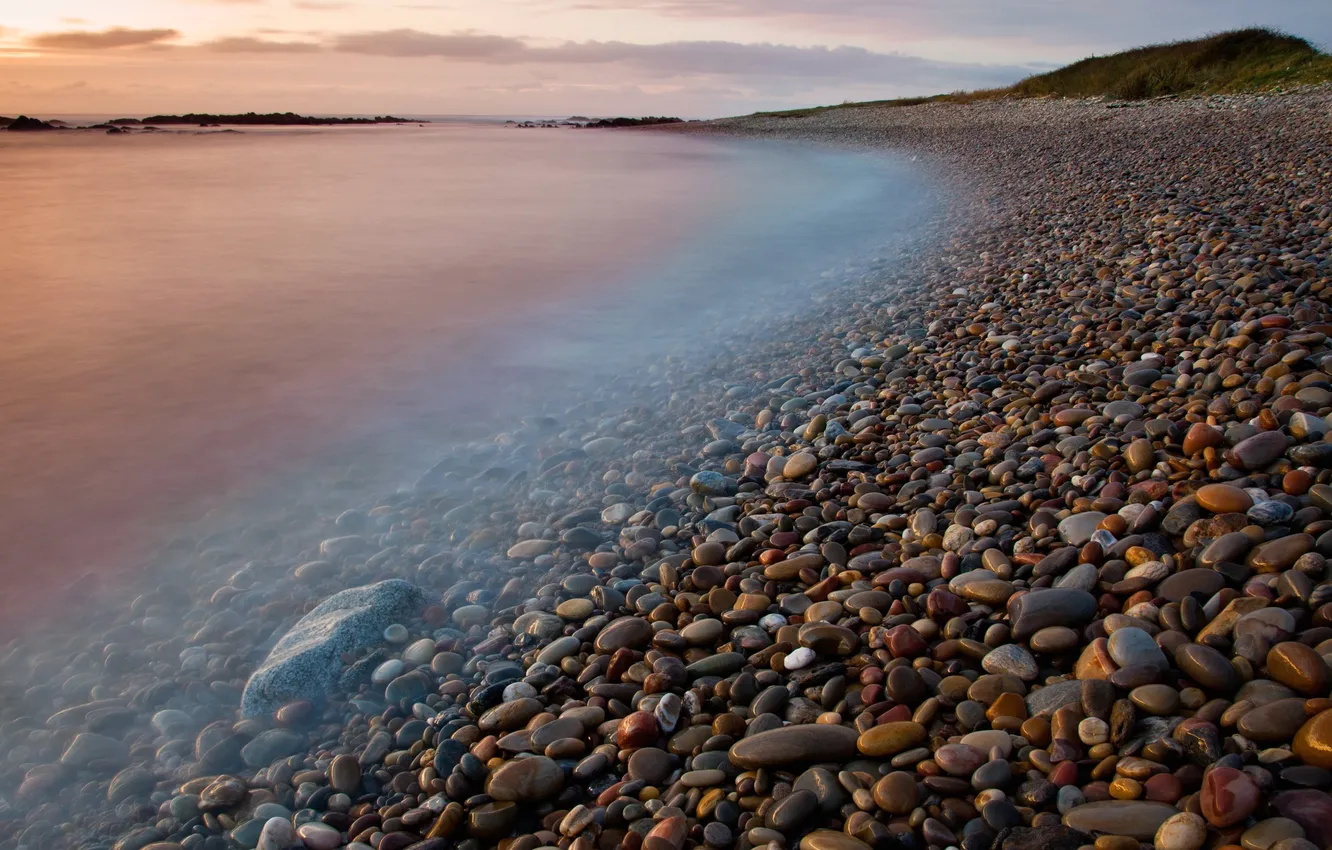Фото обои море, природа, камни, берег