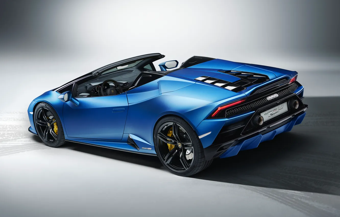 Фото обои Lamborghini, Spyder, Huracan, 2020, RWD, Huracan EVO