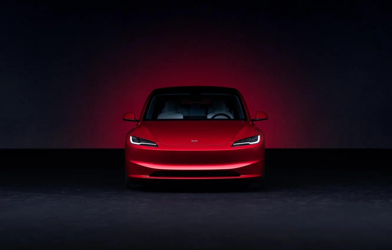 Фото обои Tesla, Tesla Model 3, 2023