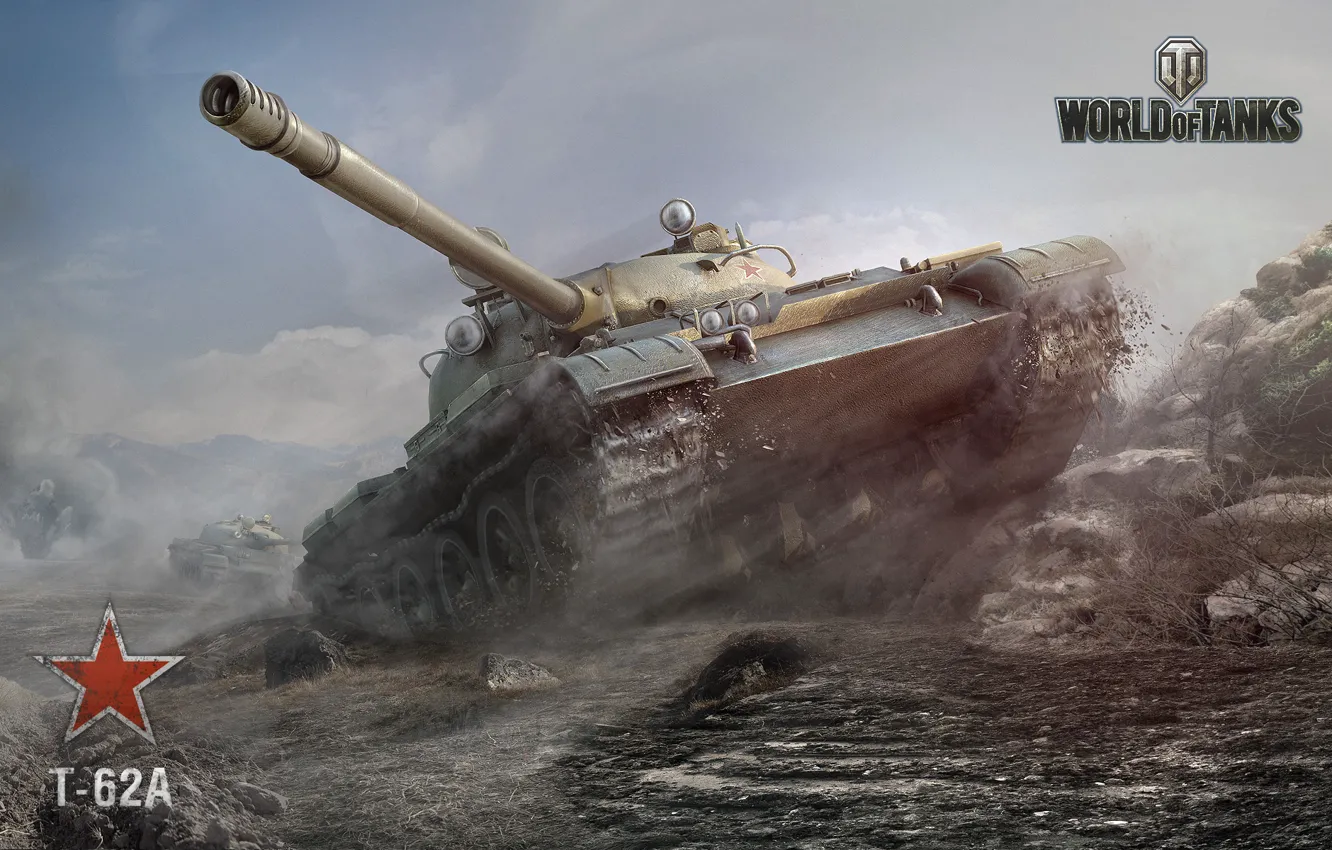 Фото обои война, танк, war, Мир танков, World of Tanks, Т-62А