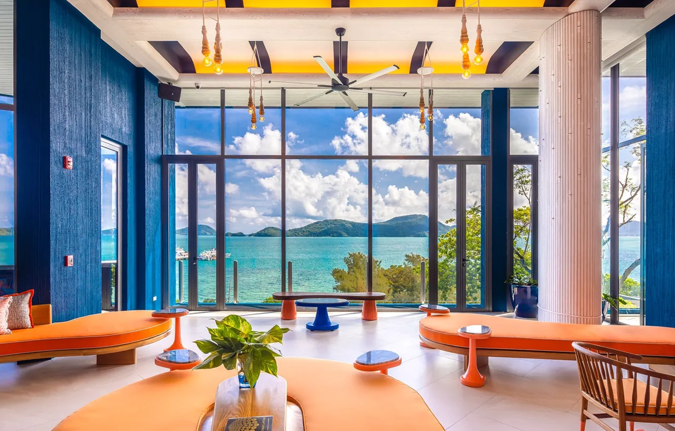 Фото обои дизайн, стиль, интерьер, Таиланд, отель, Phuket, курорт, Resort