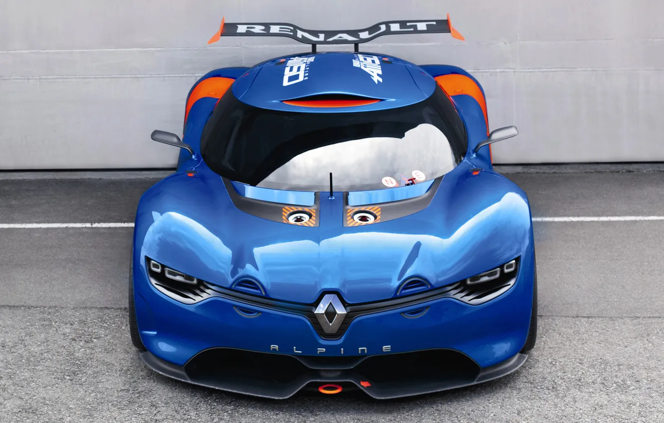 Фото обои Concept, мощь, Renault, передок, рено, Alpine, A110-50