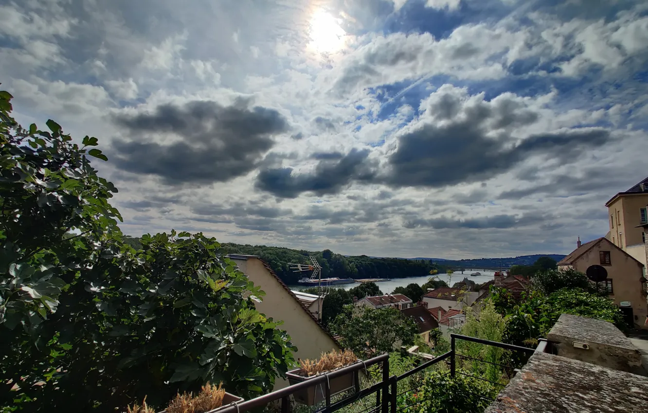 Фото обои город, Франция, здания