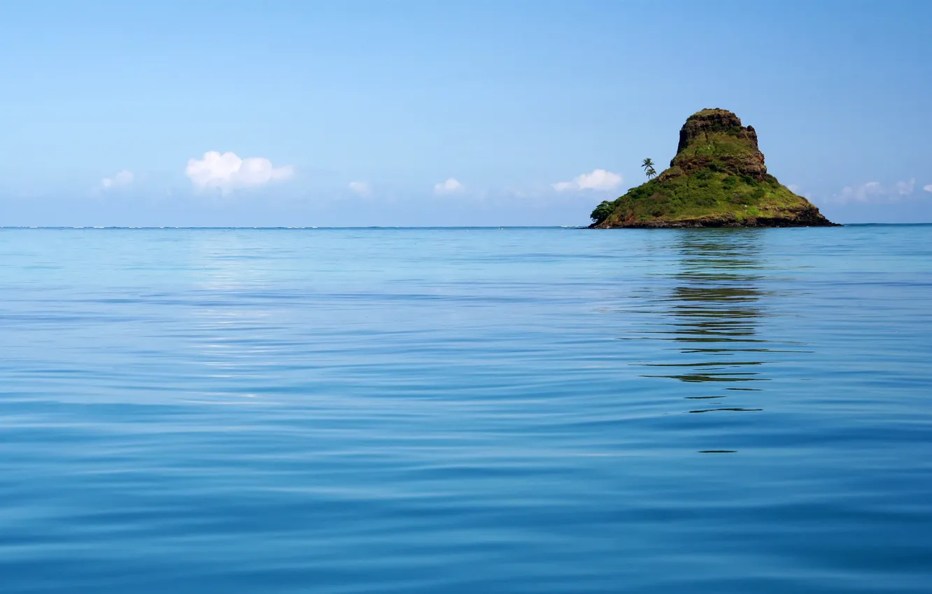 Фото обои пейзаж, природа, океан, остров