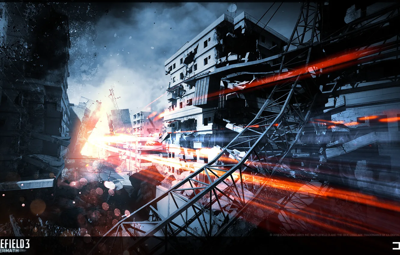 Фото обои город, Battlefield 3, Aftermath, Premium