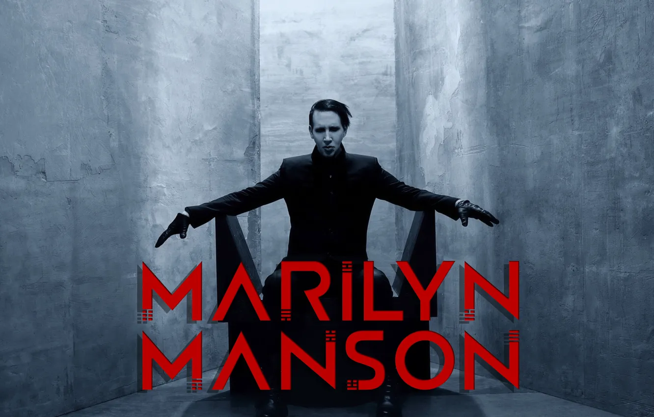 Фото обои Rock, Music, Marilyn Manson, Antichrist