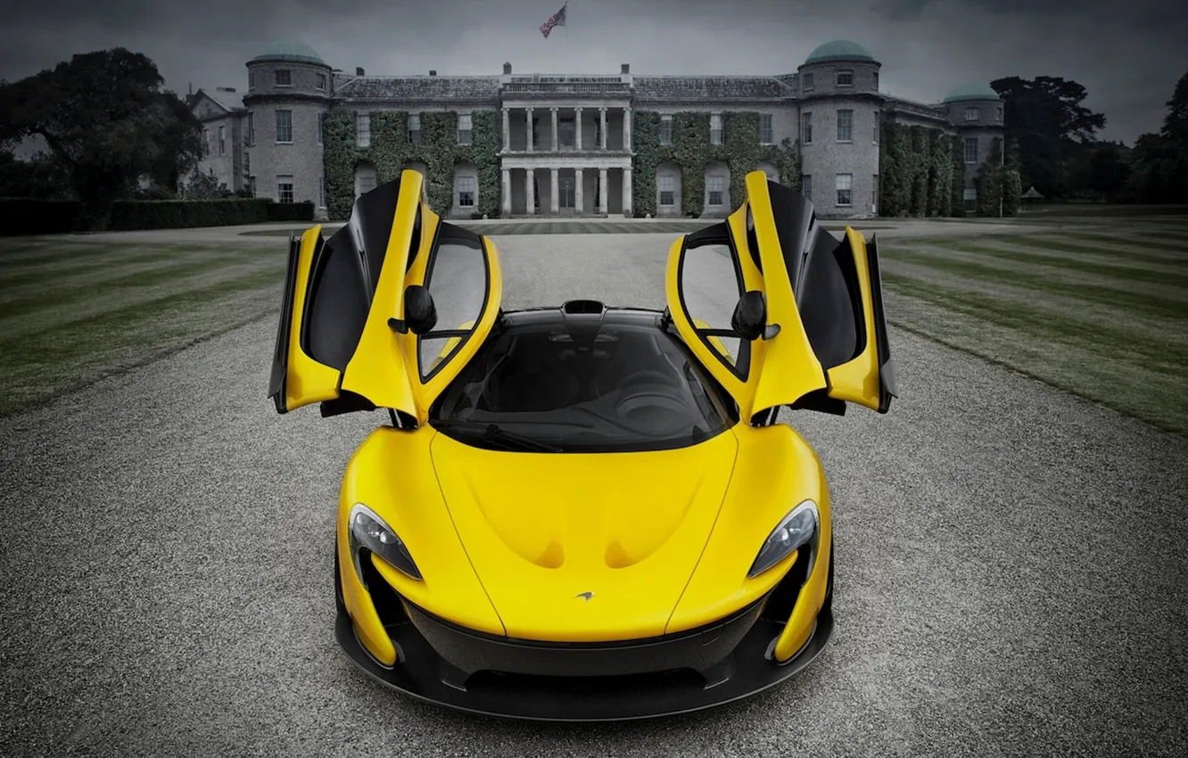 Фото обои McLaren, Yellow, Supercar