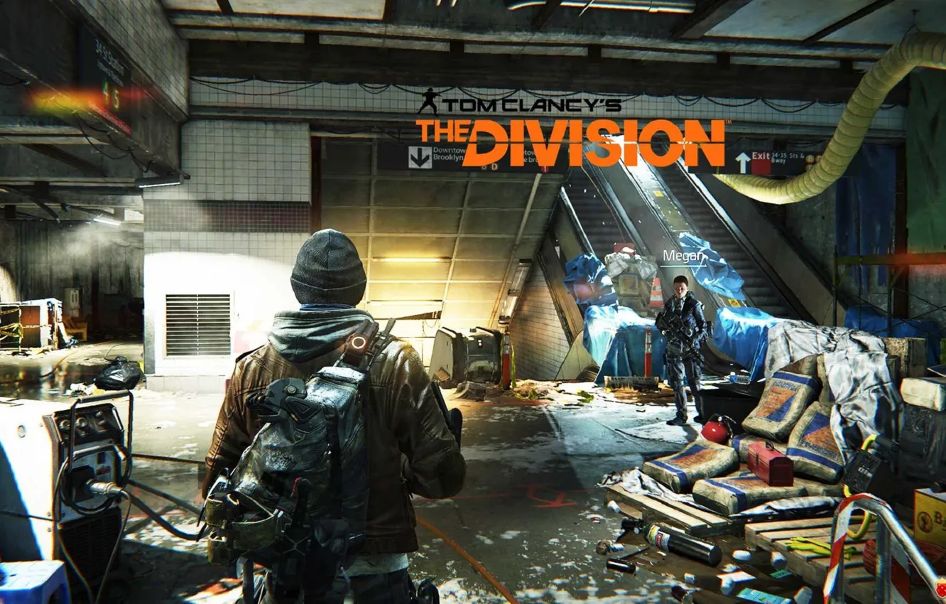 Фото обои метро, игра, Ubisoft Entertainment, Tom Clancy's The Division, The Division