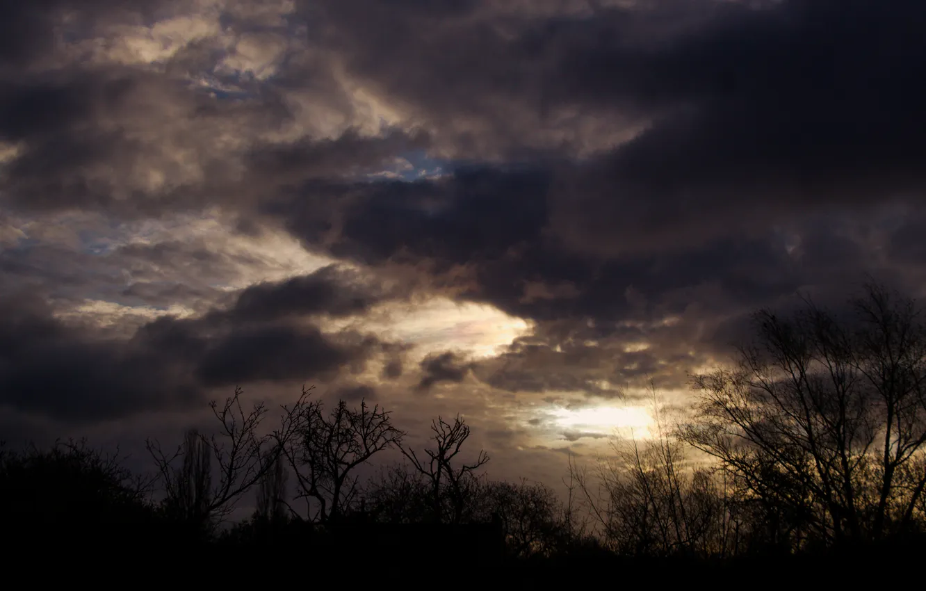 Фото обои dark, sky, cloud