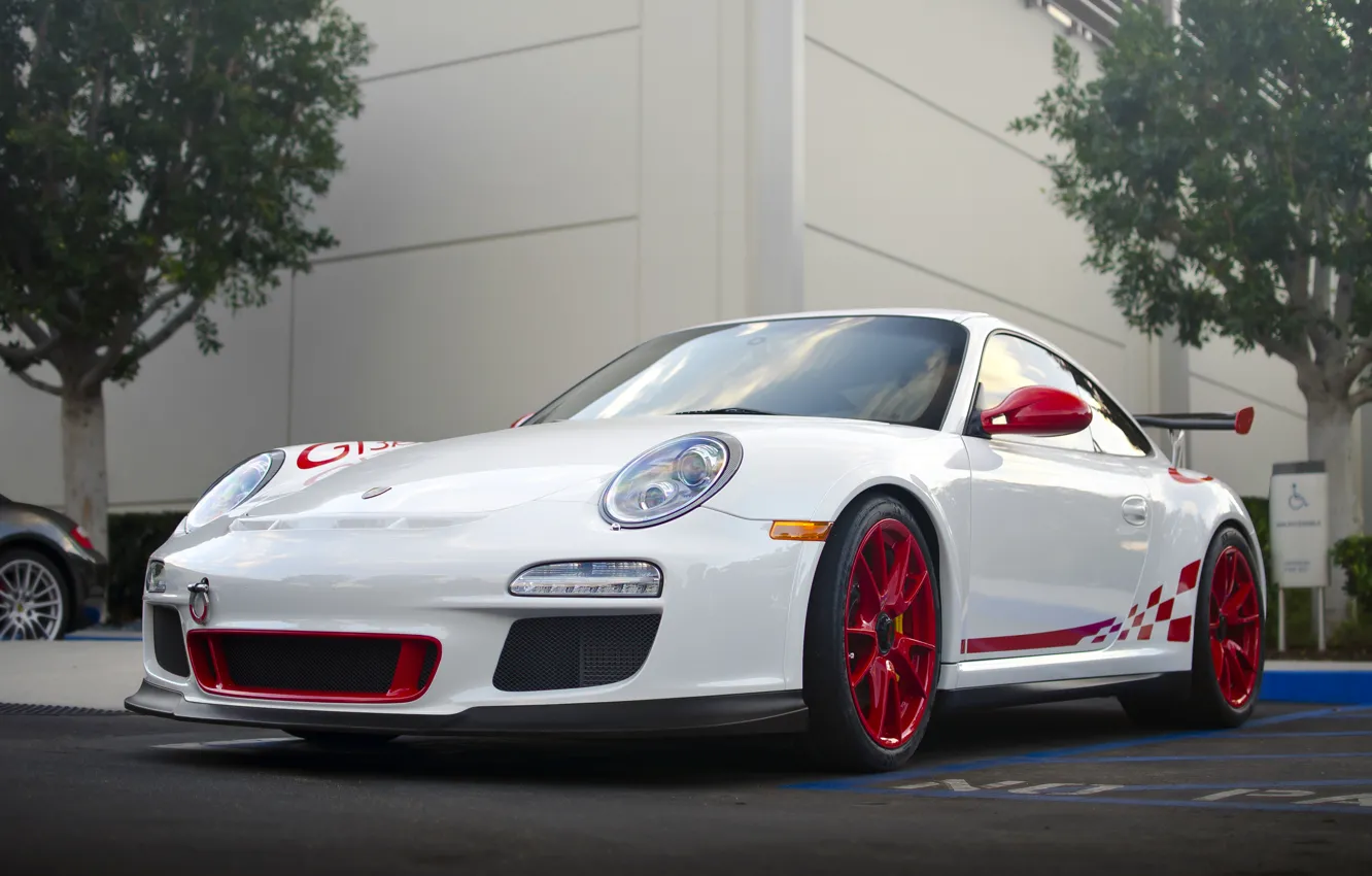 Фото обои 911, Porsche, Порше, Автомобиль, Парковка, Суперкар, GT 3