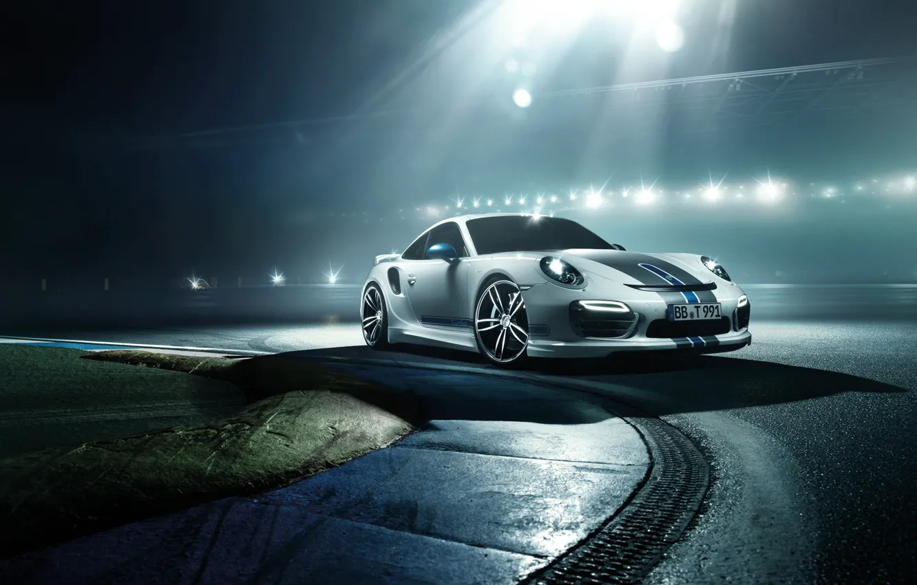 Фото обои Porsche, TechArt, 911 Turbo