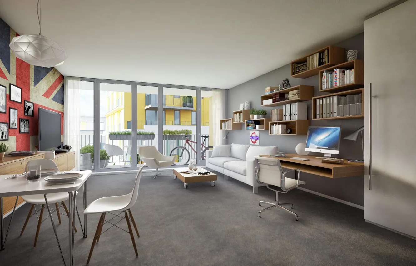 Фото обои living room, Prague, Czech, residence