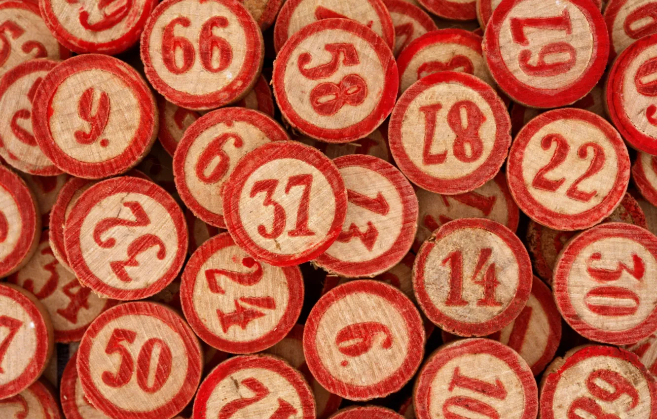 Фото обои фон, текстура, Bingo numbers