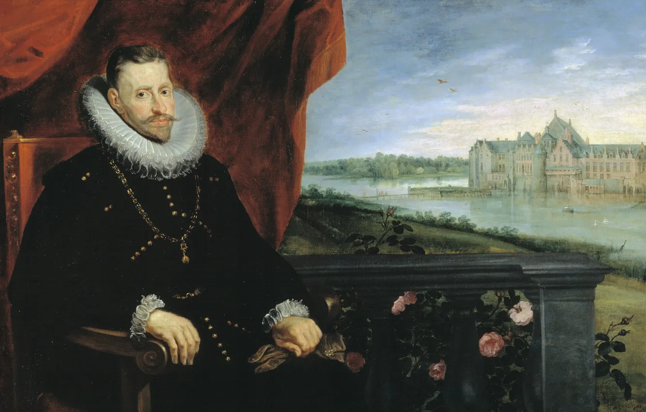 Фото обои картина, Питер Пауль Рубенс, Pieter Paul Rubens, Портрет Эрцгерцога Австрии Альберта VII