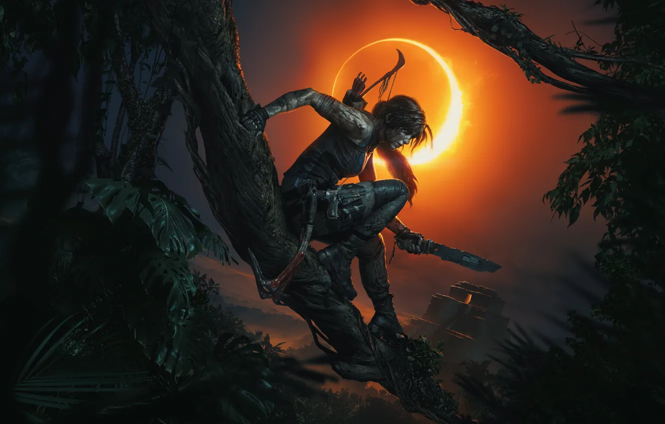 Фото обои Tomb Raider, Лара Крофт, Shadow of the Tomb Raider