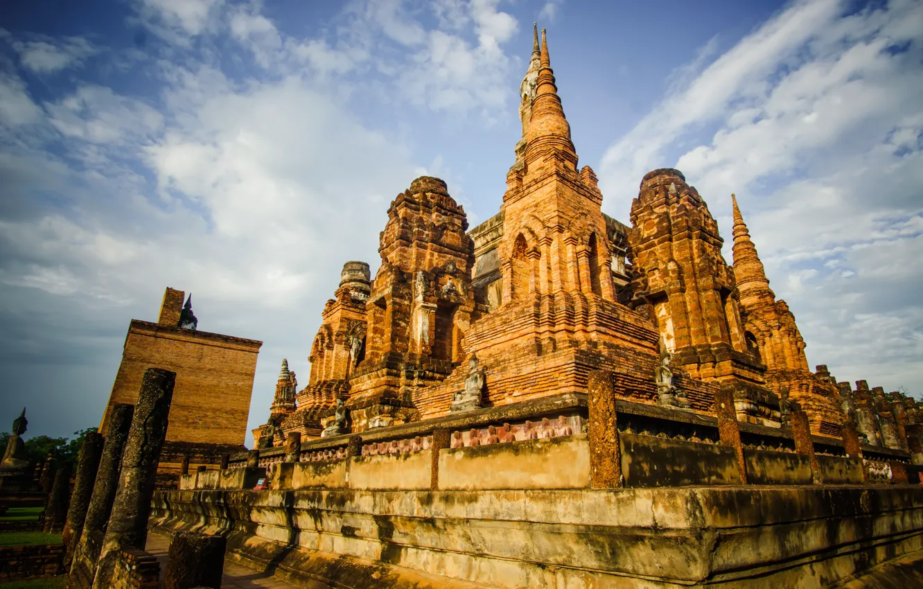Фото обои Таиланд, храм, Бангкок, Thailand, Bangkok, temple, Chiang Mai, Sukhothai