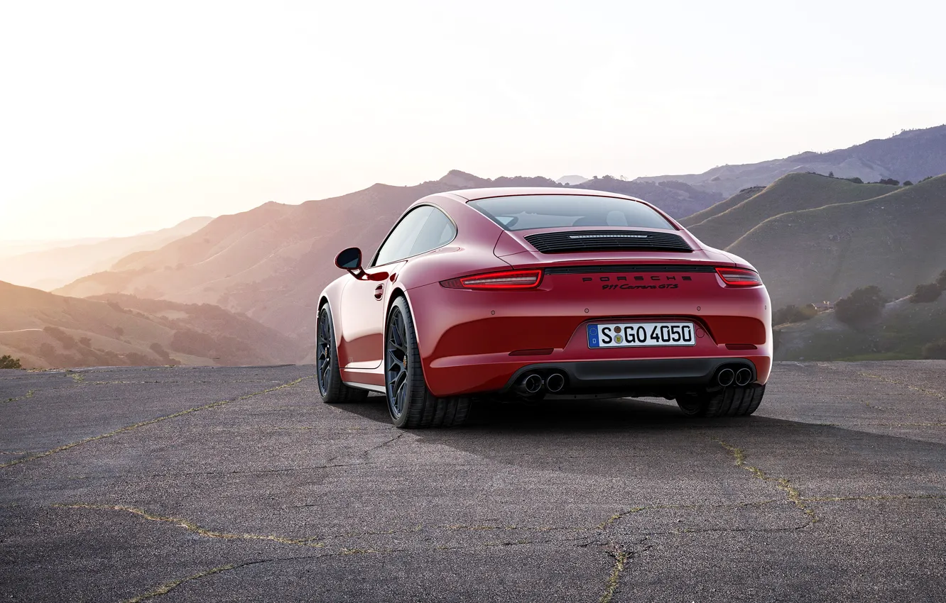 Фото обои 911, Porsche, Carrera, GTS, 2015