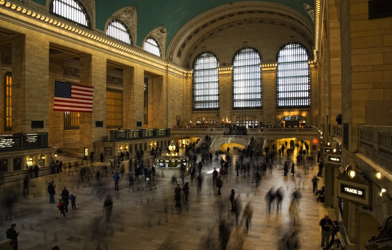 Фото обои windows, USA, United States, New York, Manhattan, NYC, Grand Central Terminal, New York City