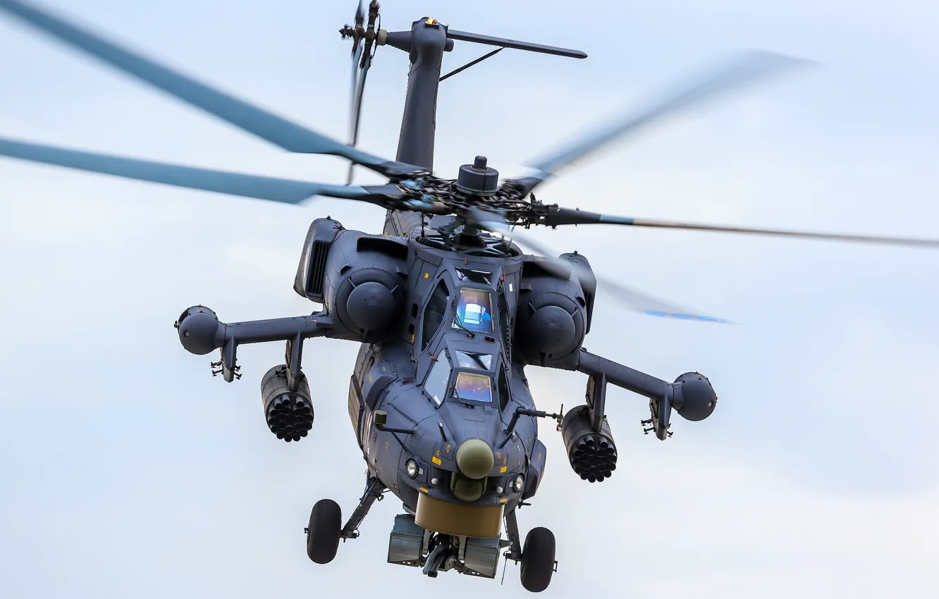 Фото обои кабина, пилот, вертолёт, российский, ударный, «Беркуты», Mi-28N