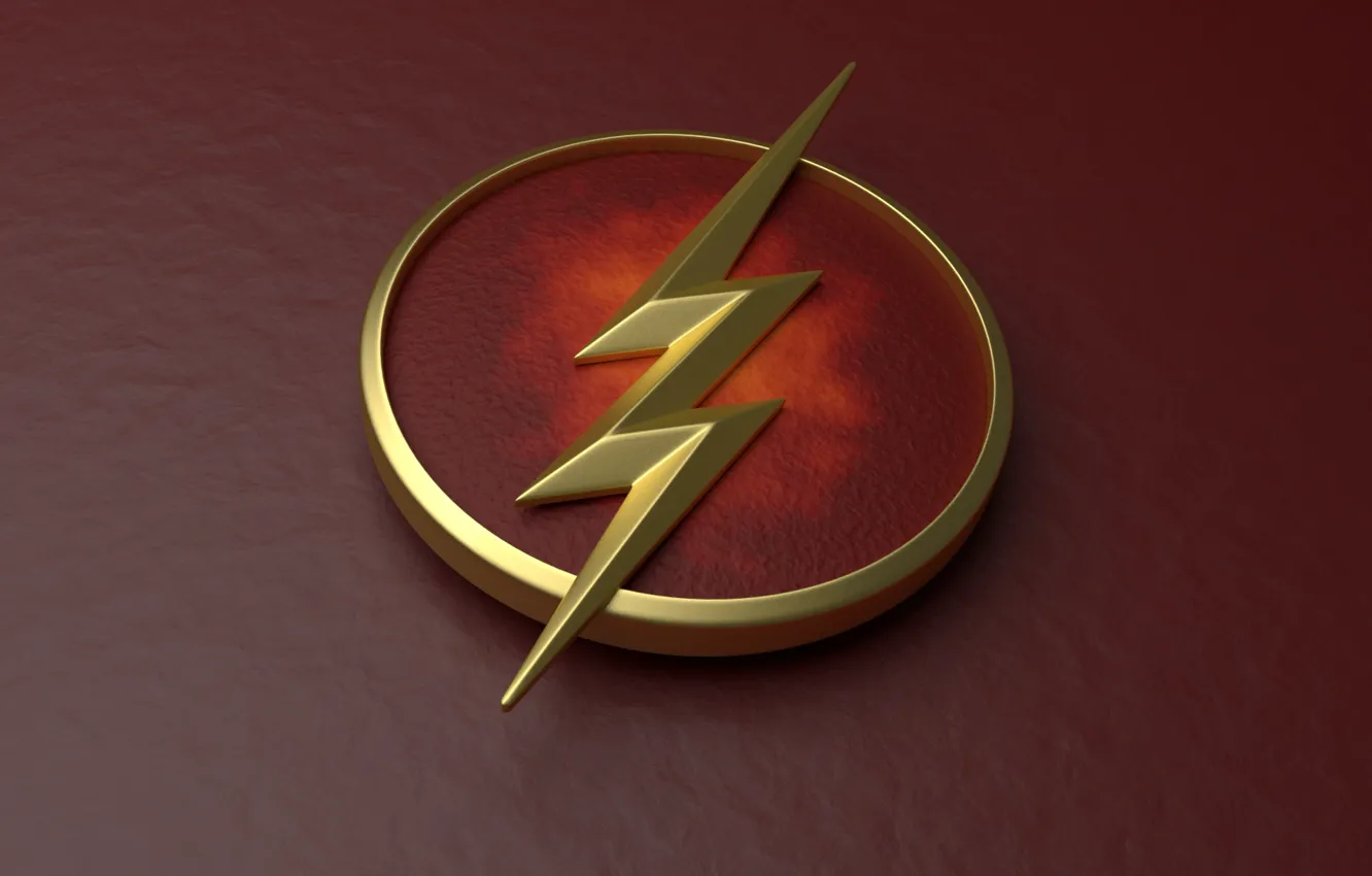 Фото обои red, logo, The Flash, Grant Gustin, Barry Allen