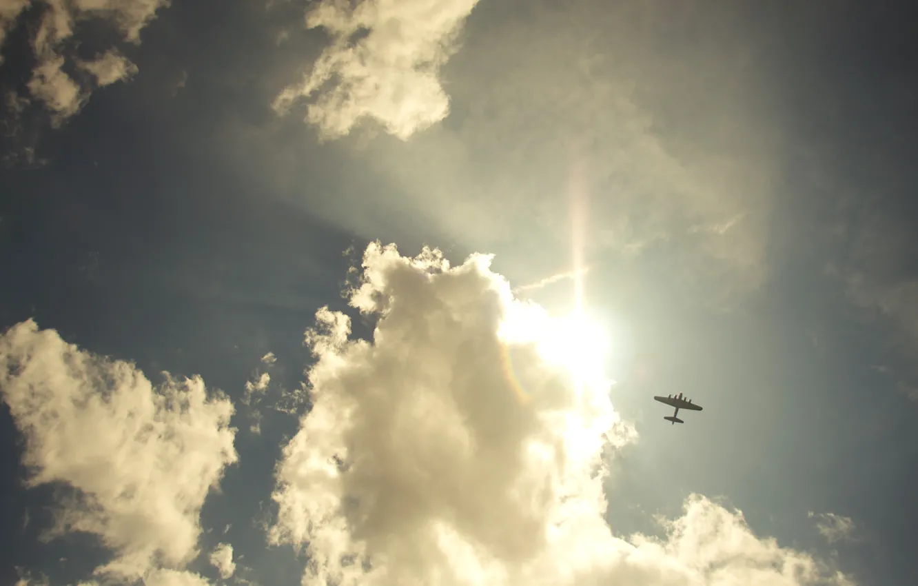 Фото обои небо, свобода, облака, пейзажи, самолёт, sky, freedom, clouds