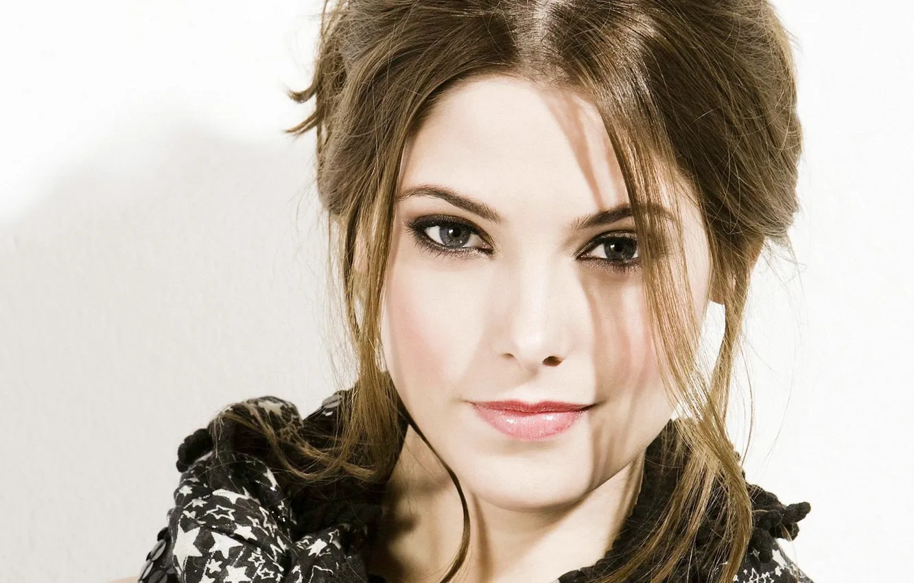 Фото обои белый, взгляд, брюнетка, sexy girl, ashley greene