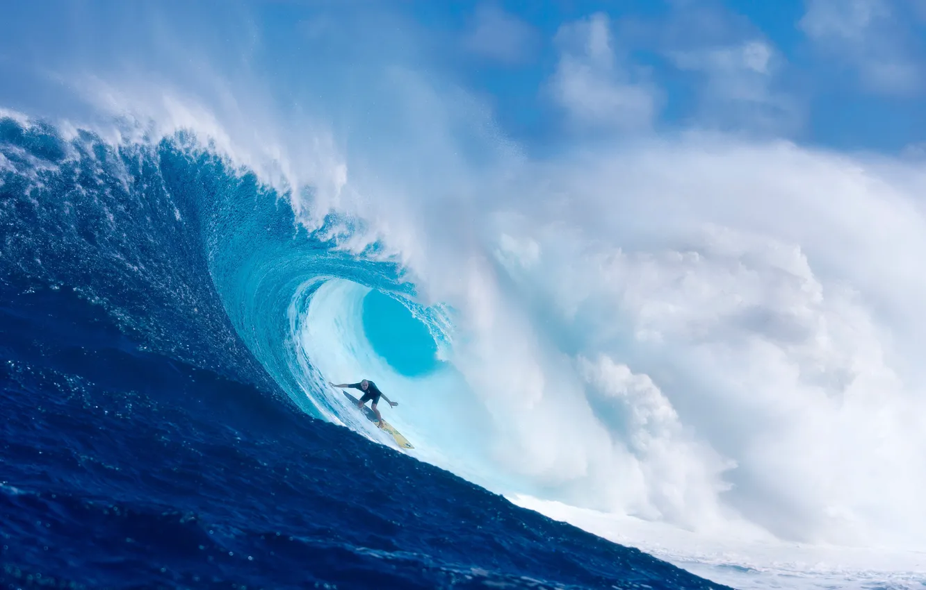 Фото обои океан, спорт, волна, серфинг, серфингист, surfing