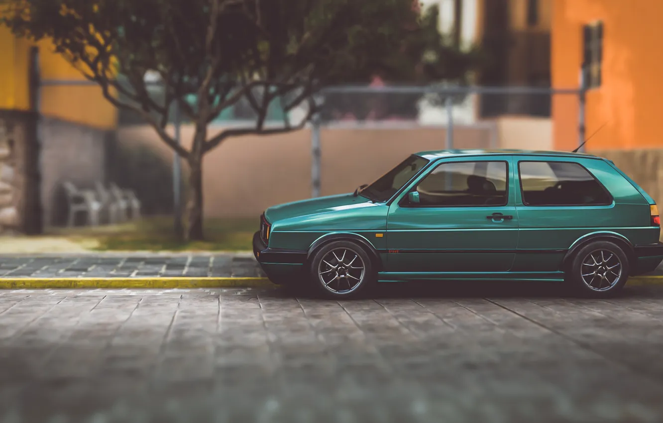 Фото обои Volkswagen, Golf, Forza, Forza Horizon 5