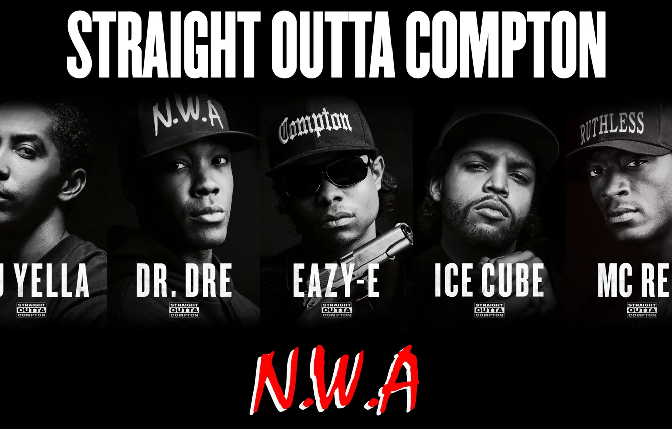 Фото обои Music, Ice Cube, Movie, Film, Biography, Dr. Dre, Easy-E, N.B.A