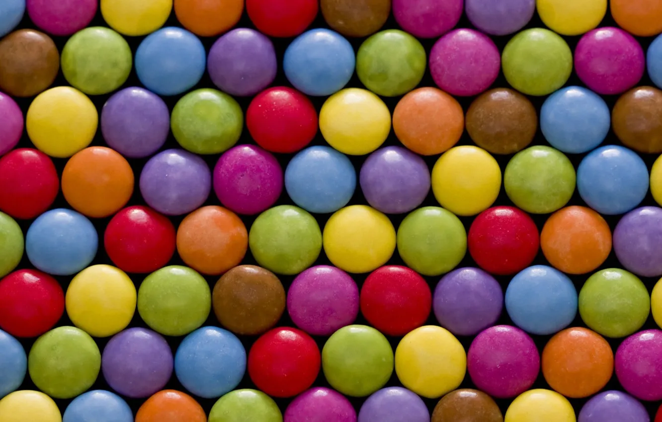 Фото обои цветные, текстура, конфеты, ммдемс