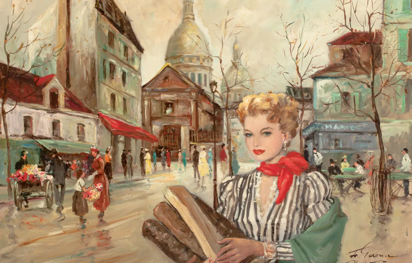 Фото обои живопись, жанровое, Francois Gerome