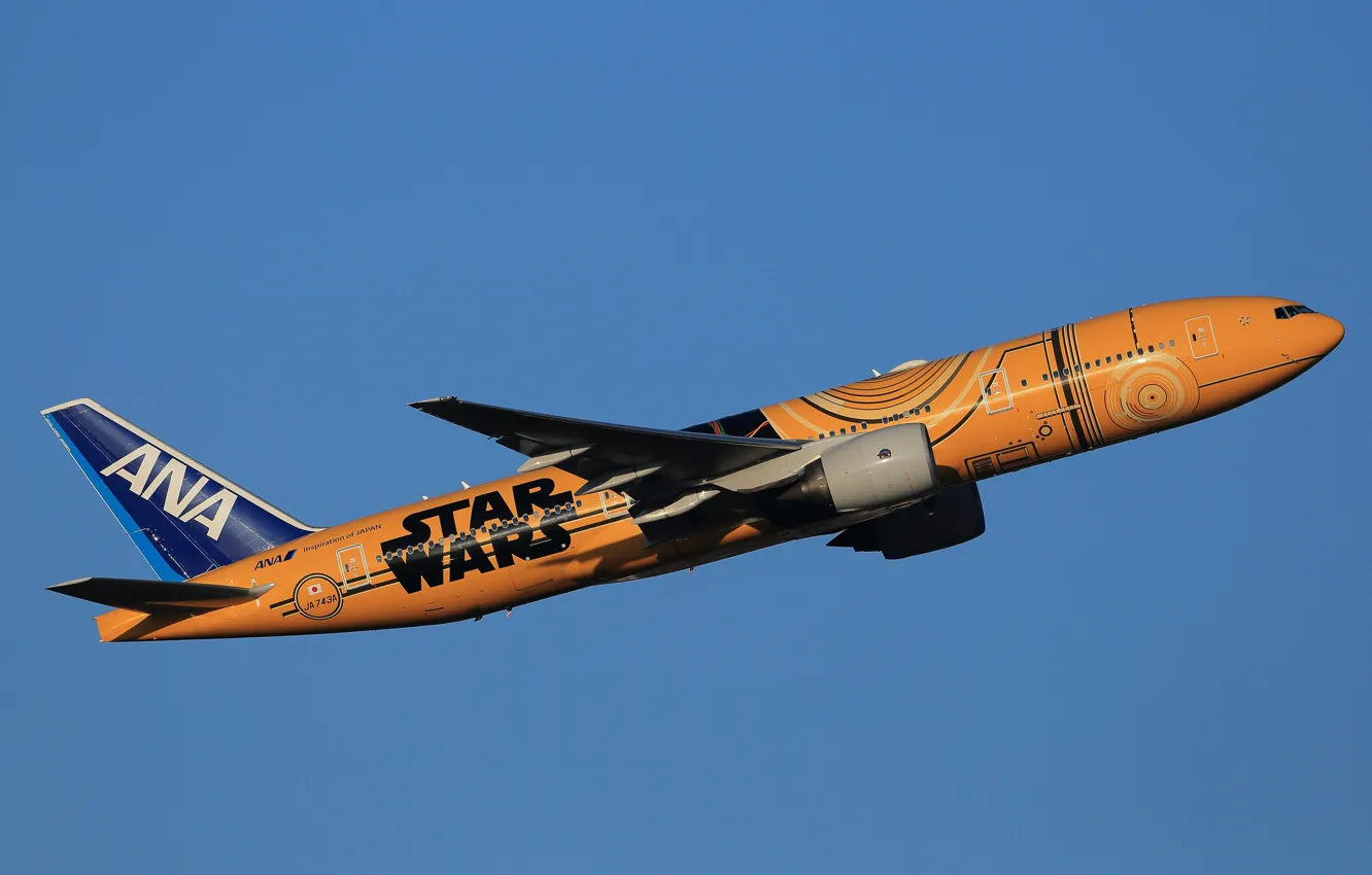 Фото обои Star Wars, ANA, B777-200