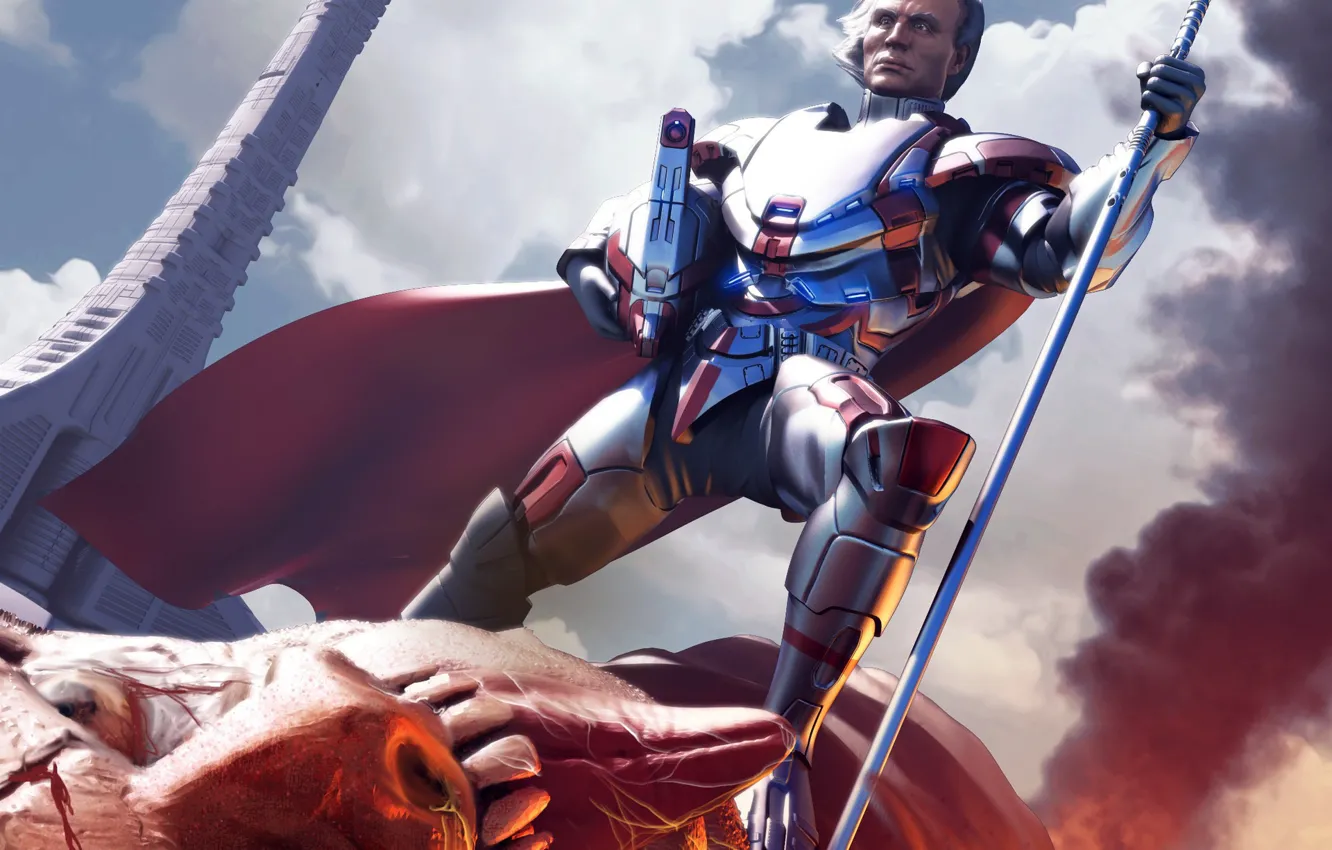 Фото обои оружие, воин, экипировка, противника, Lysander of Delphi