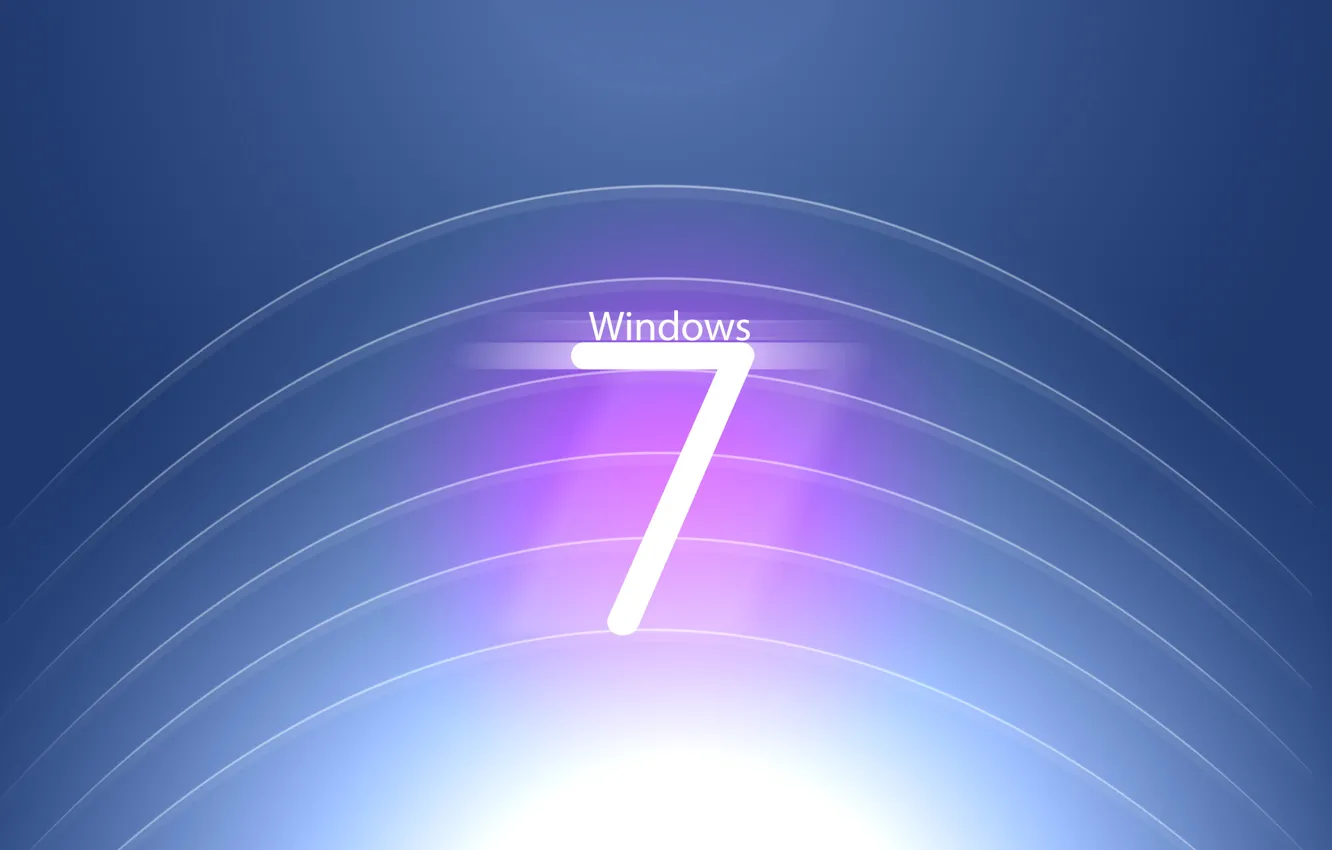 Фото обои seven, windows, logo