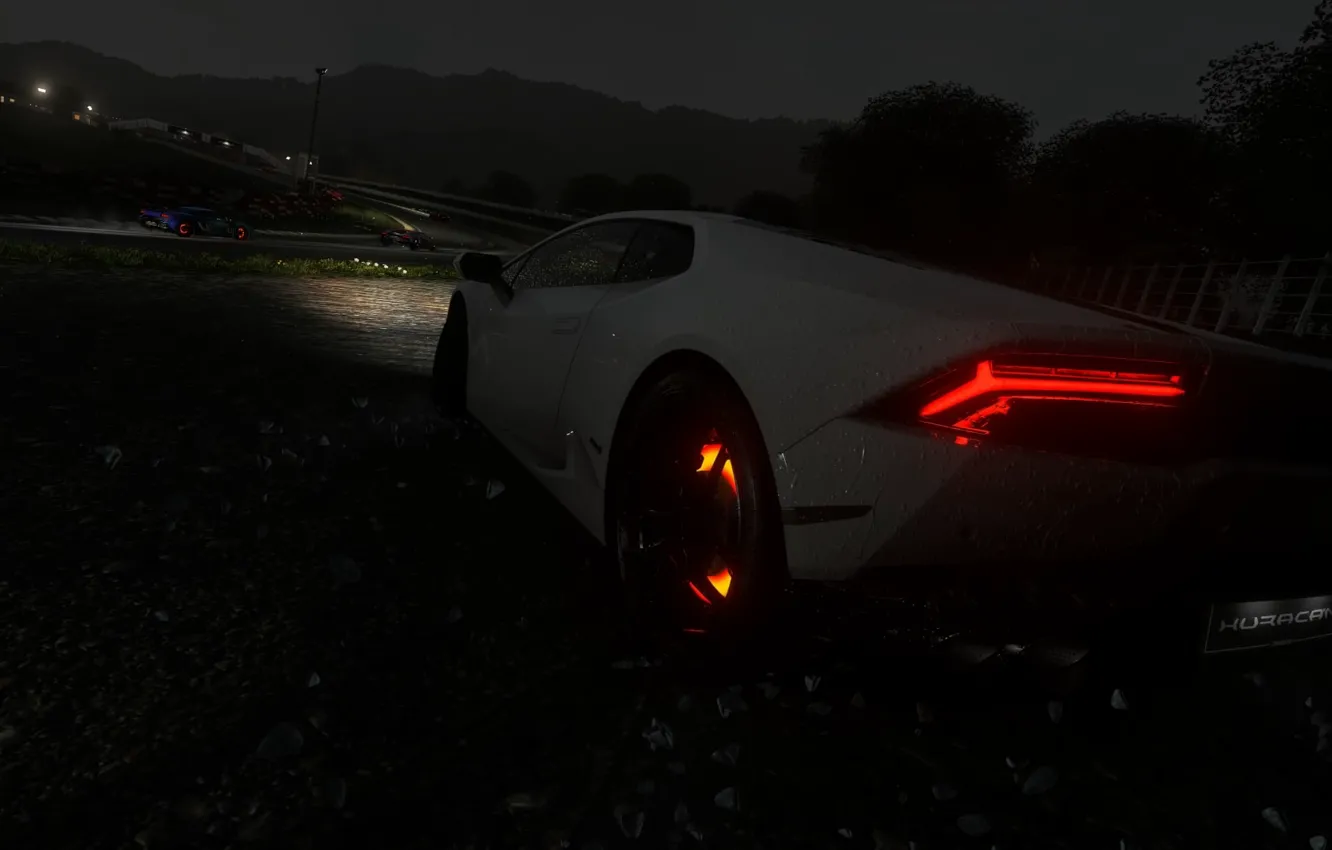 Фото обои lamborghini, ps4, Driveclub, Huracan, playstation 4