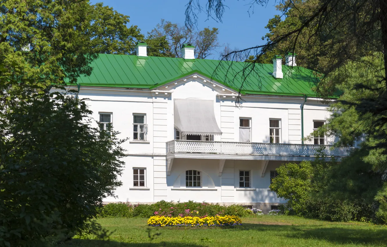 Фото обои лето, Дом Л.Н. Толстого, Ясная поляна