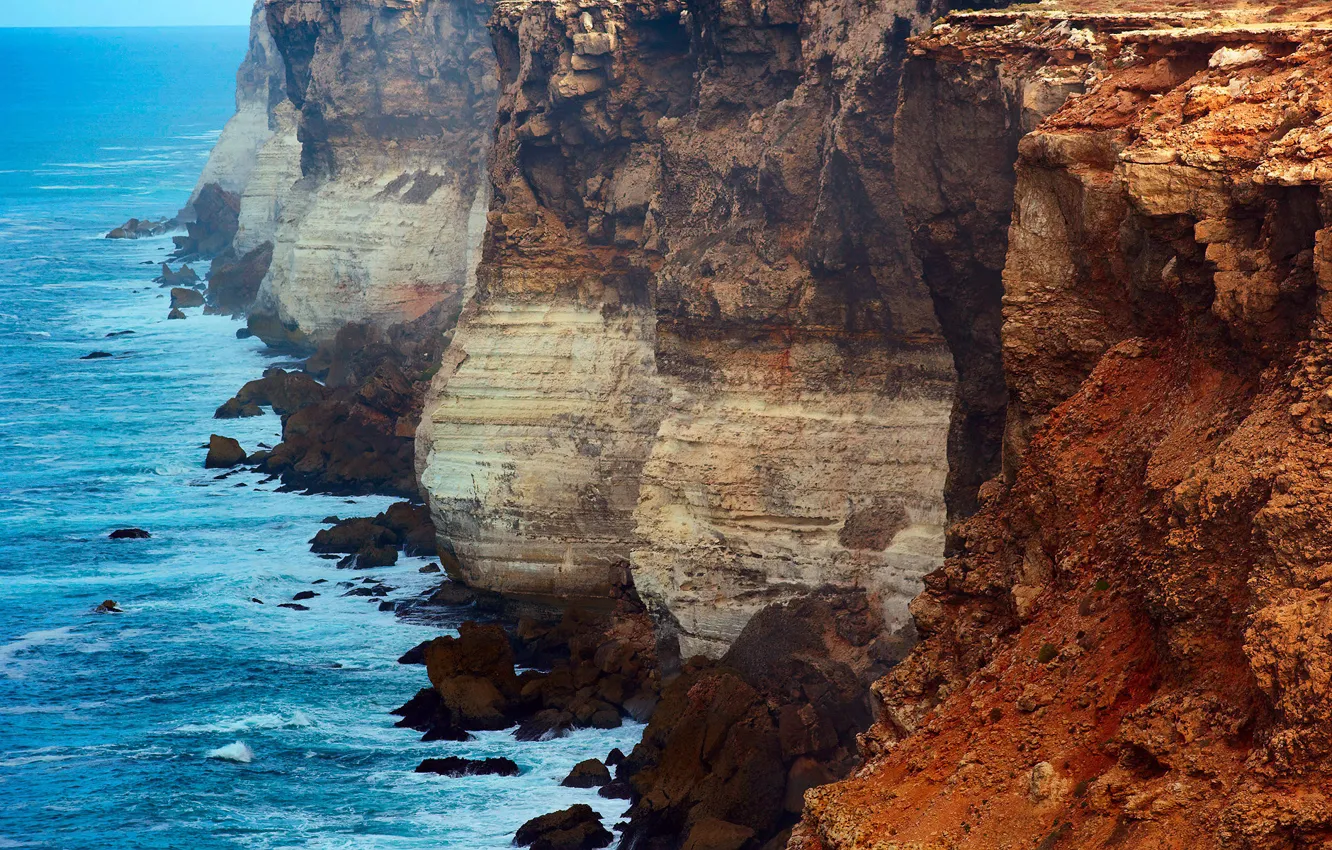 Фото обои Австралия, большой Австралийский залив, утесы Банда, штат Южная Австралия
