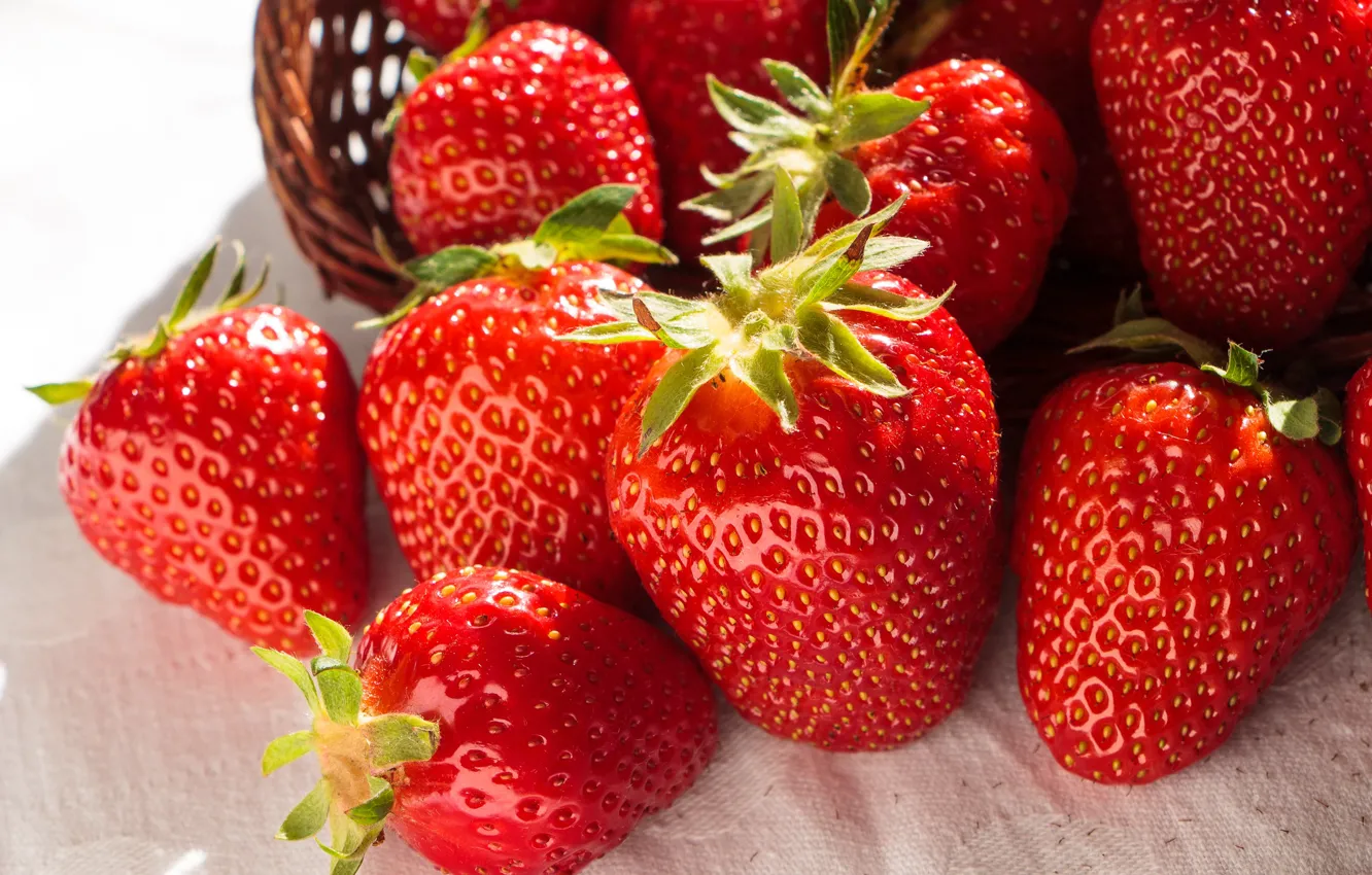 Фото обои Клубника, Ягоды, Strawberry