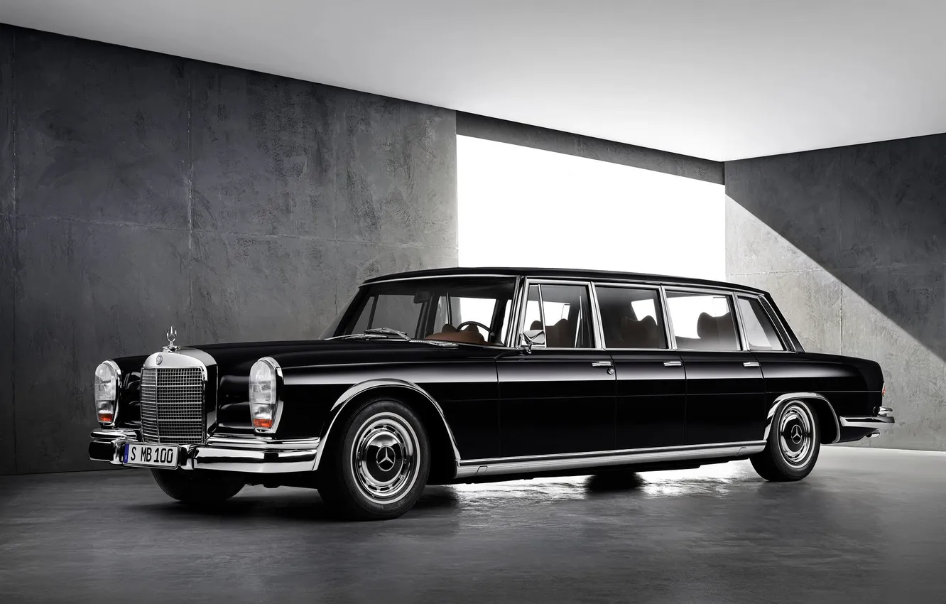 Фото обои Mercedes-Benz, мерседес, лимузин, 1963, 600, W100