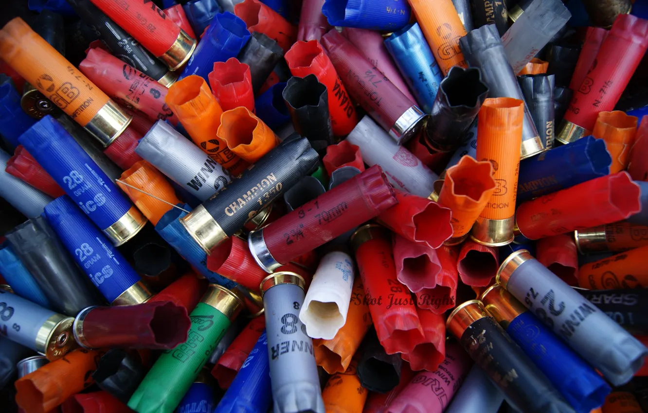 Фото обои colors, pattern, shotgun shells, used