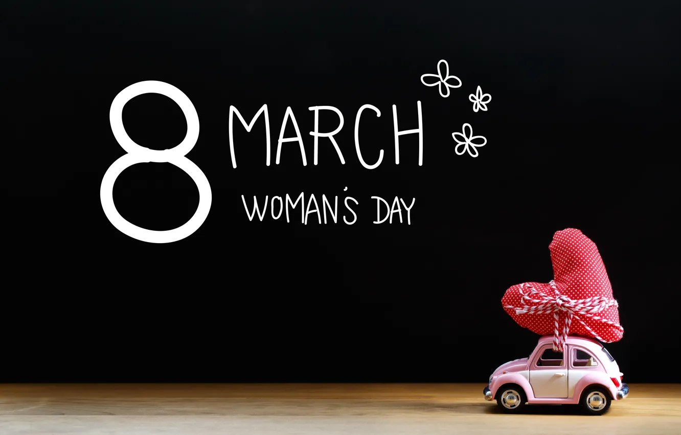 Фото обои сердечки, happy, 8 марта, heart, romantic, gift, Women's Day