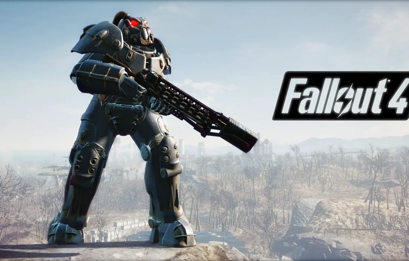 Фото обои Fallout 4, open world, the X-01, a legendary enclave power armor, (№2)