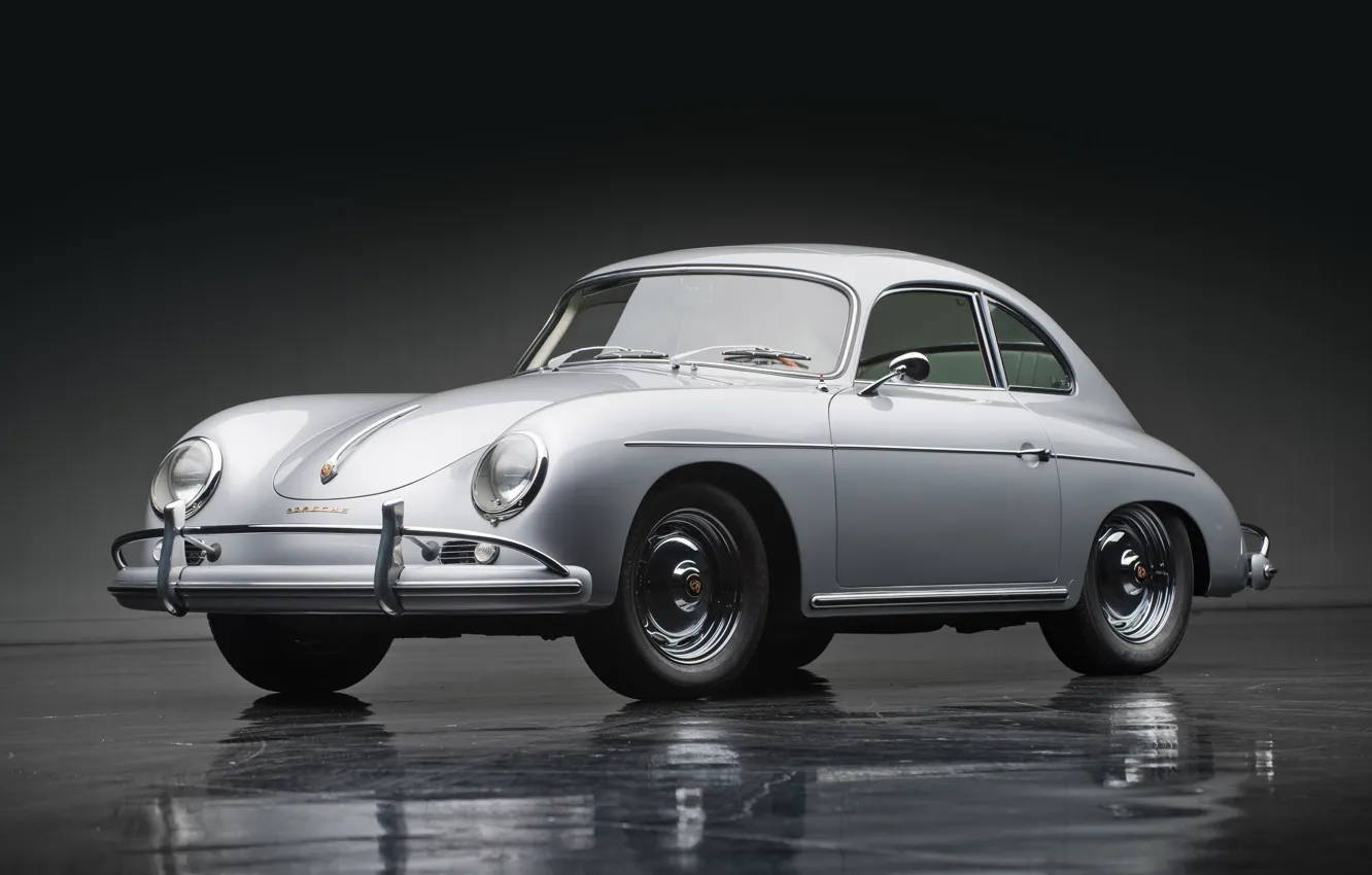Фото обои Porsche, 1957, 356, front view, Porsche 356A 1600 Super Coupe