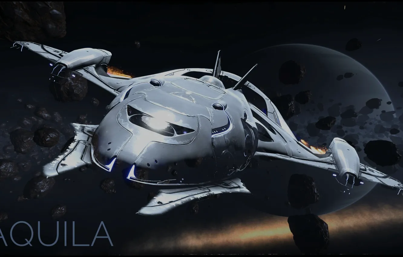 Фото обои Future, Spaceship, Aquila