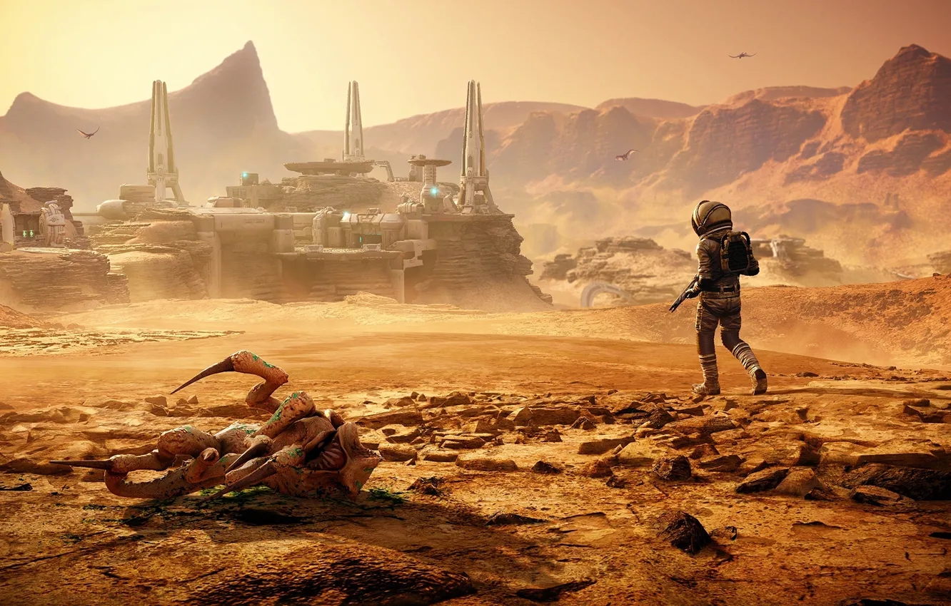Фото обои poster, шутер, screenshot, Far Cry 5, Фар Край 5, Lost on Mars