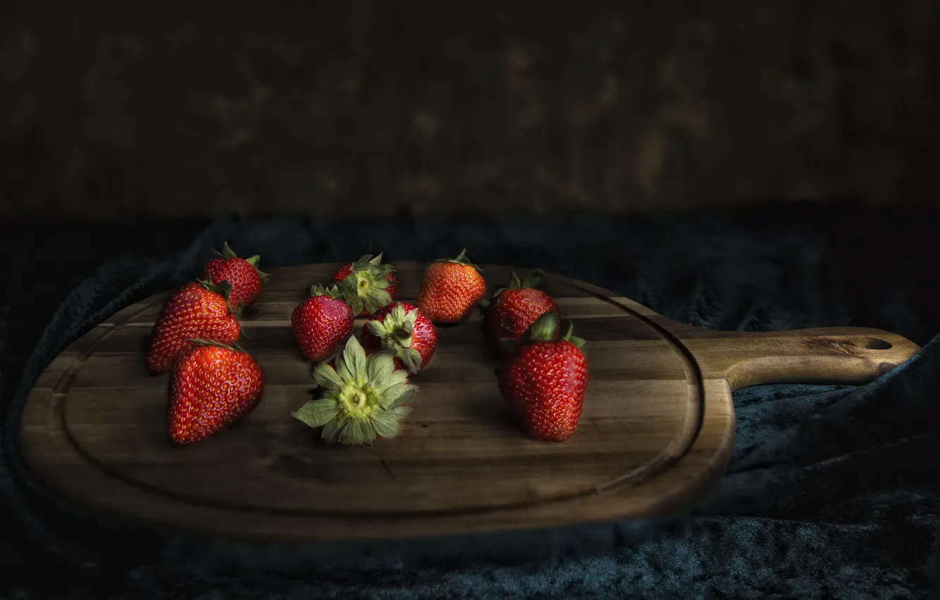 Фото обои ягоды, еда, клубника