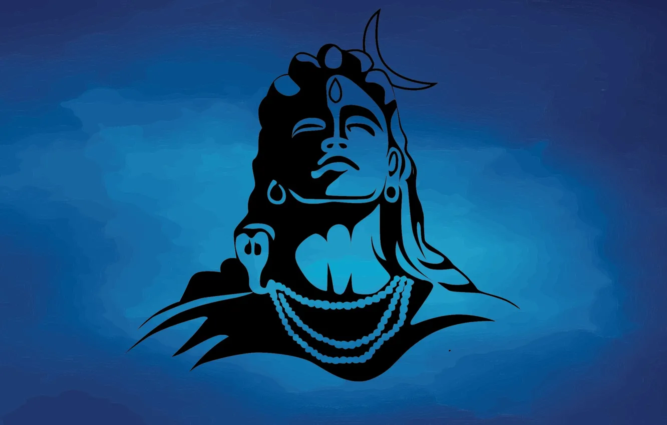 Фото обои artwork, HD wallpaper, lord shiva