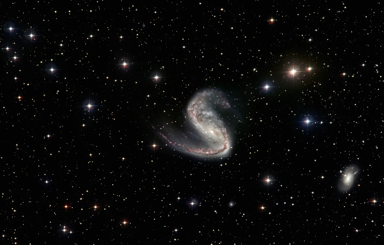 Фото обои The Meathook Galaxy, NGC 2442, Volans